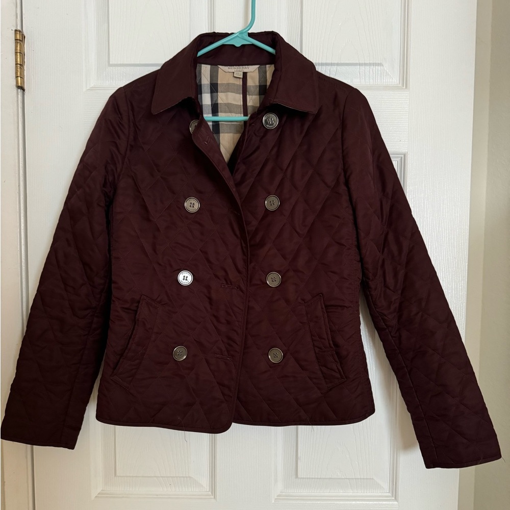 Burberry quilted jacket